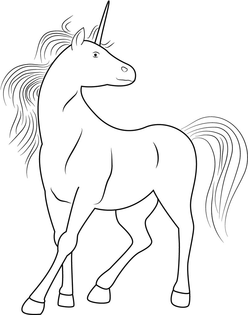 Unicorn Coloring Games - ColoringGames.Net
