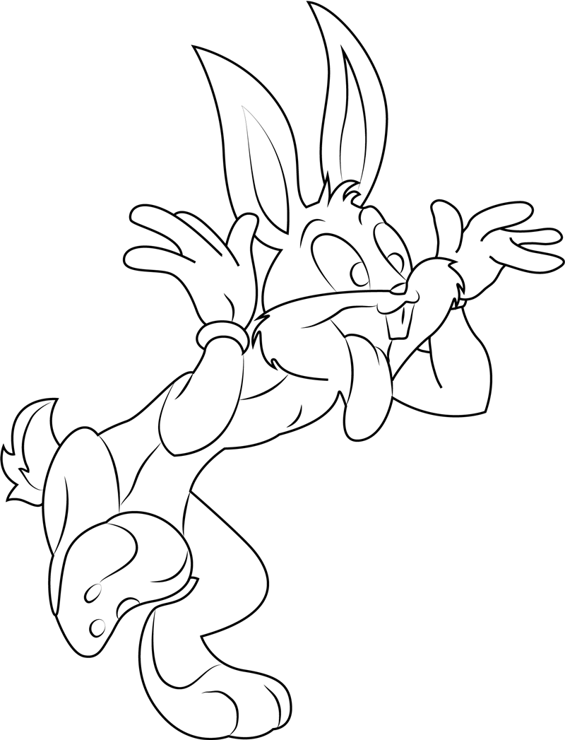 Funny Bugs Bunny Coloring Game Funny Bugs Bunny