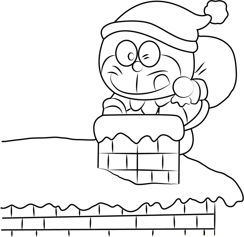 Doraemon On Christmas
