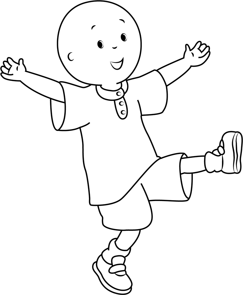 Happy Caillou