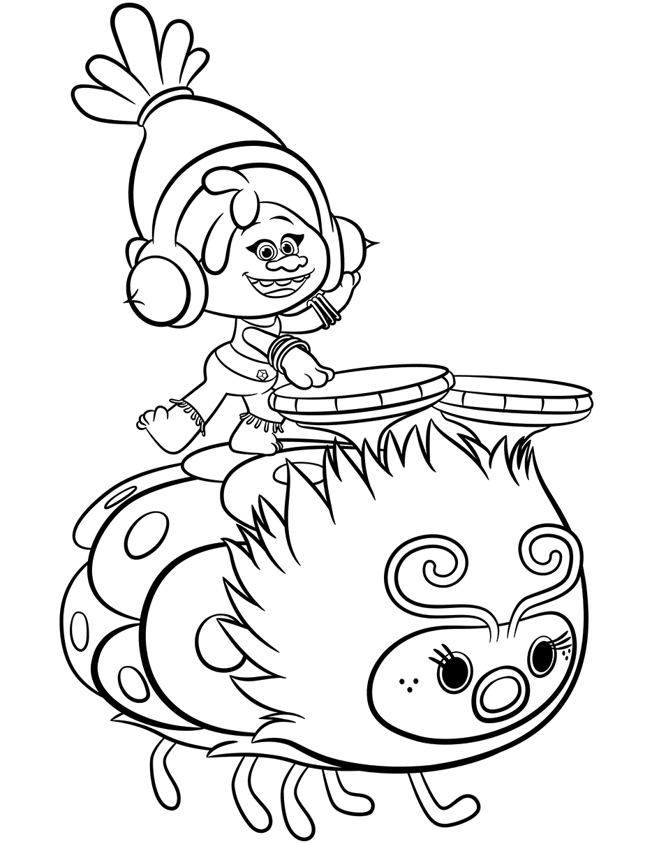 Trolls Coloring Games - ColoringGames.Net