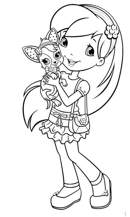 Strawberry Shortcake Coloring Games - ColoringGames.Net