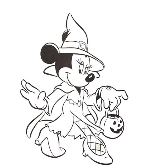 Minnie The Little Witch Coloring Game Minnie The Little Witch