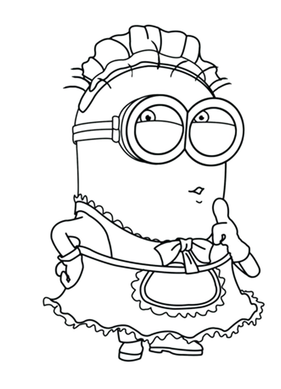 Minion With Maid Costume