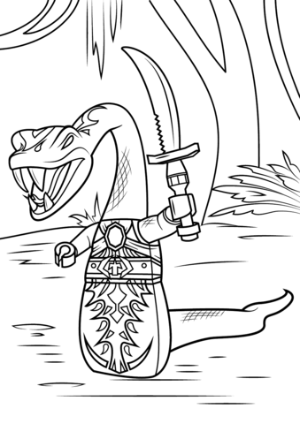 Pythor Holding Sword Coloring Game Pythor Holding Sword