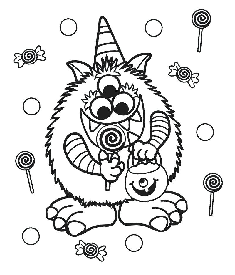 Monster Eating Candy