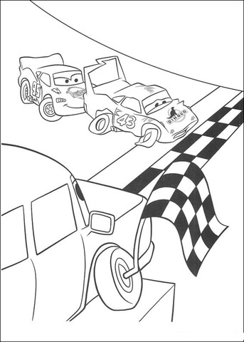 McQueen Help King To Finish The Race