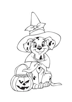Little Puppy The Witch Coloring Game Little Puppy The Witch
