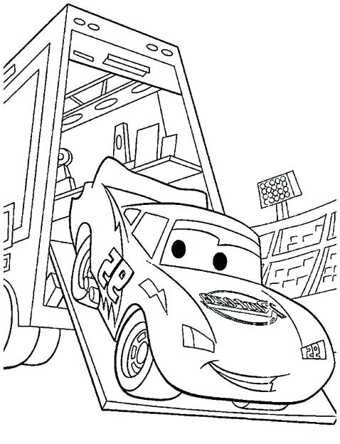 McQueen Comes Out Of The Truck