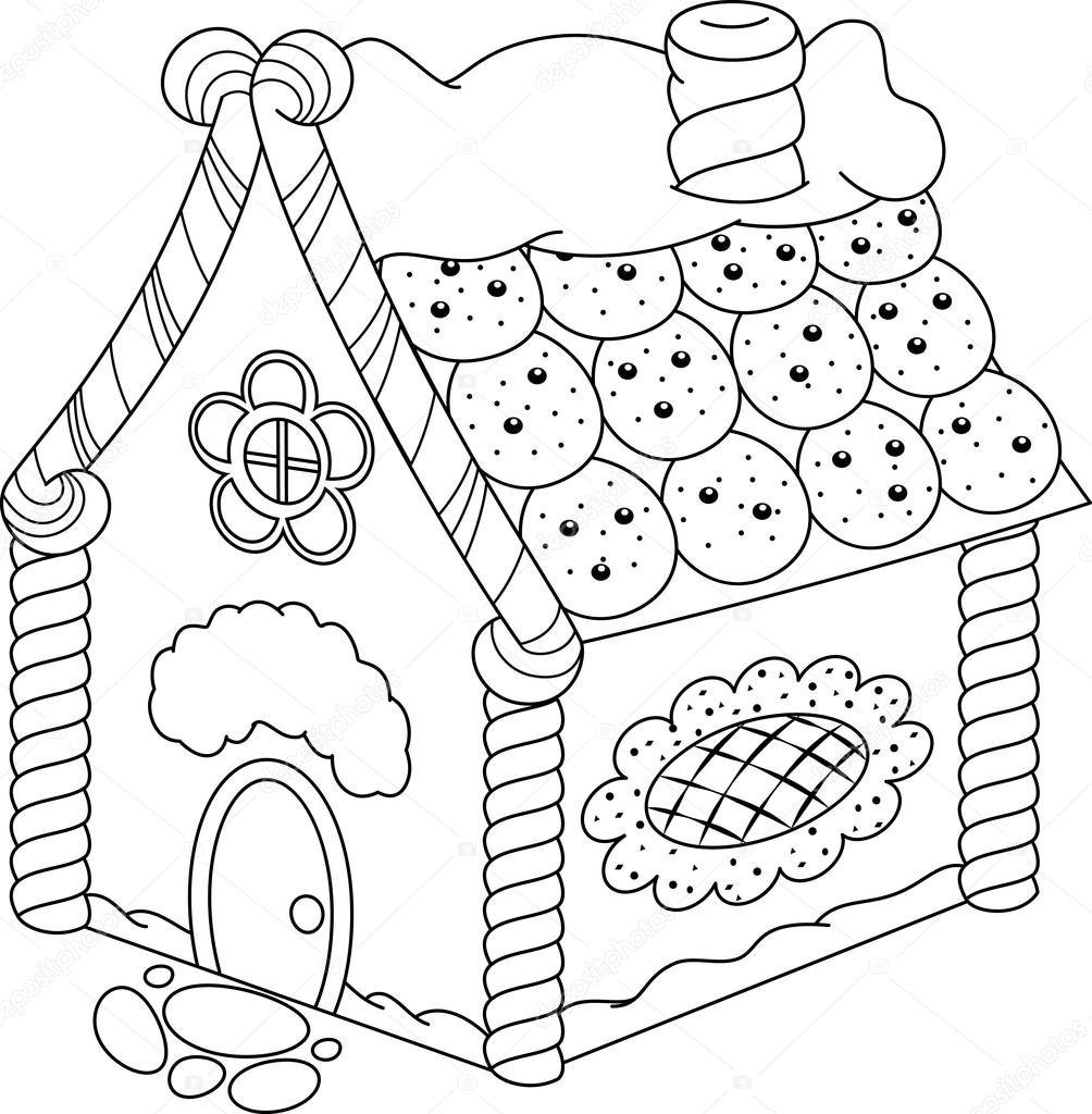 Candy House For Christmas Coloring Game Candy House For Christmas