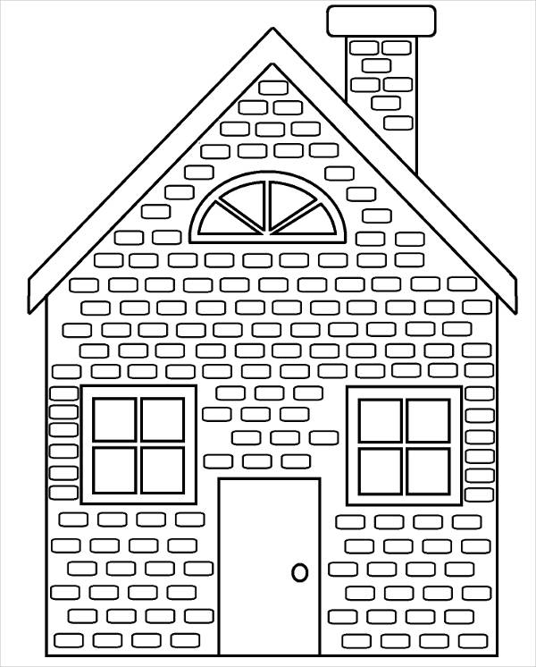 Brick House Coloring Game Brick House