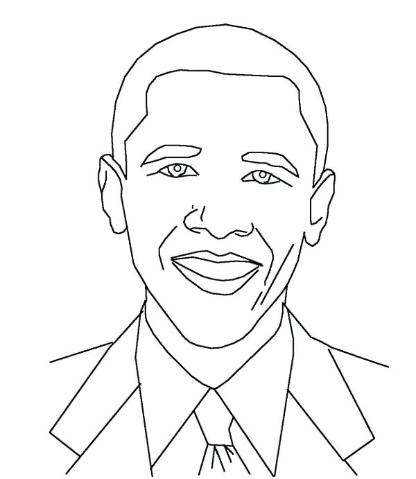 Obama Smiling Coloring Game Obama Smiling