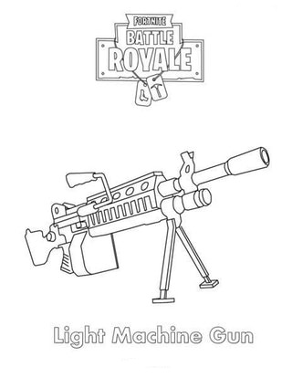 Light Machine Gun Fortnite