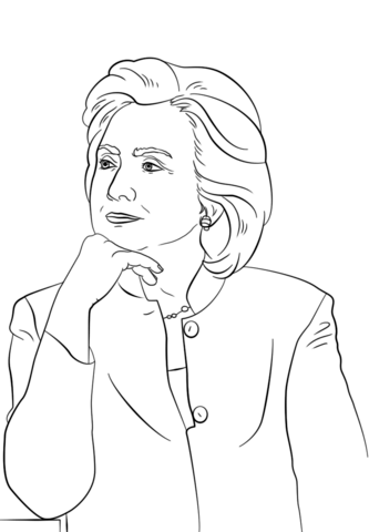 Patience Hillary Clinton Coloring Game Patience Hillary Clinton