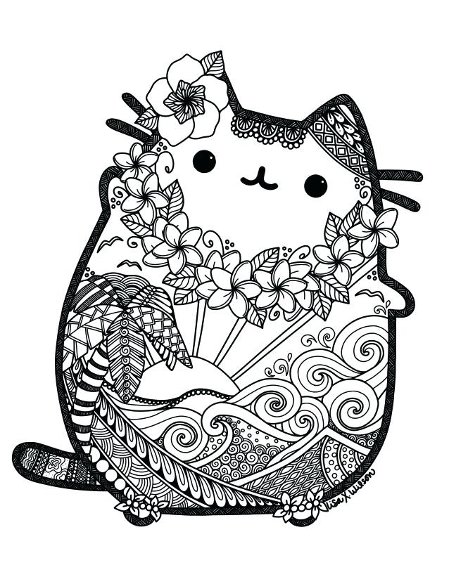 Cute Pusheen Mandala