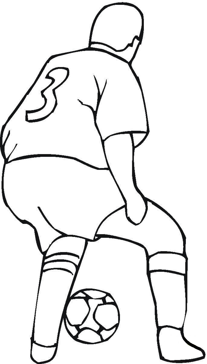 Player Number 3 Coloring Game Player Number 3