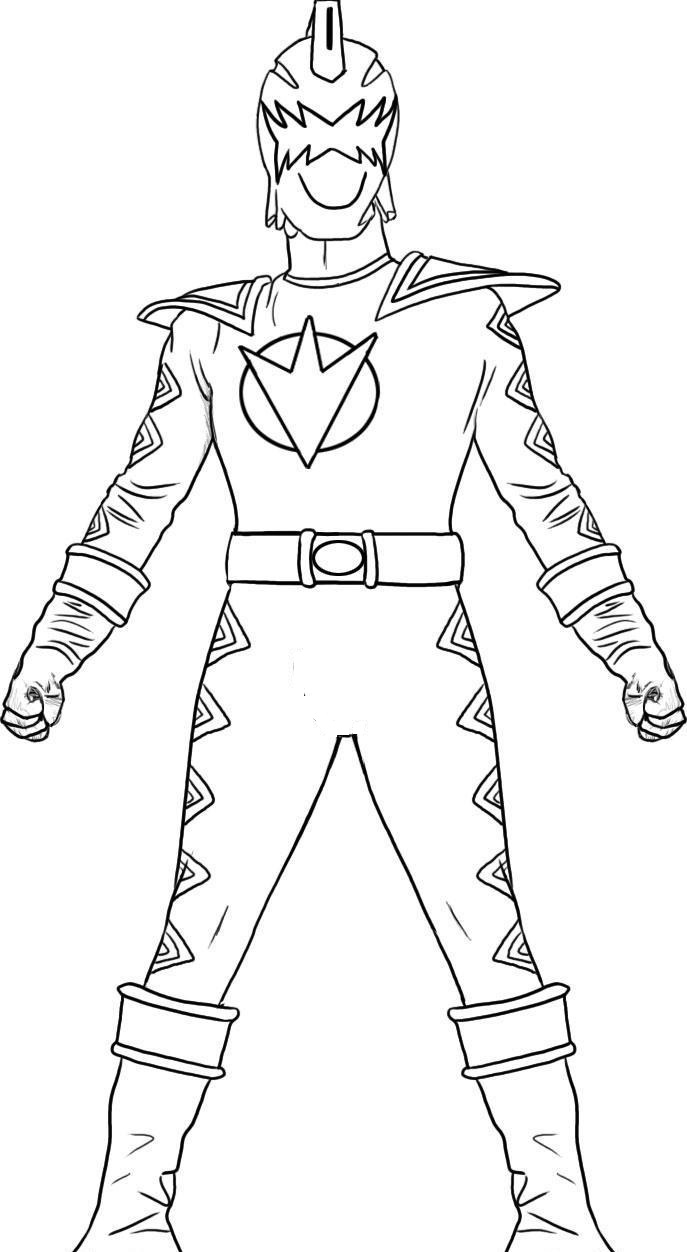 White Dino Thunder Ranger Coloring Game White Dino Thunder Ranger