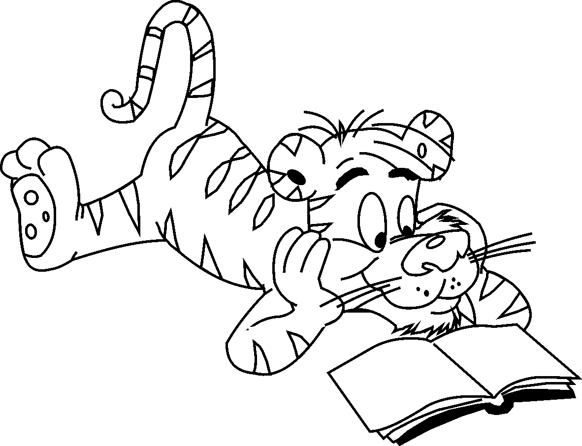 Tiger Reading