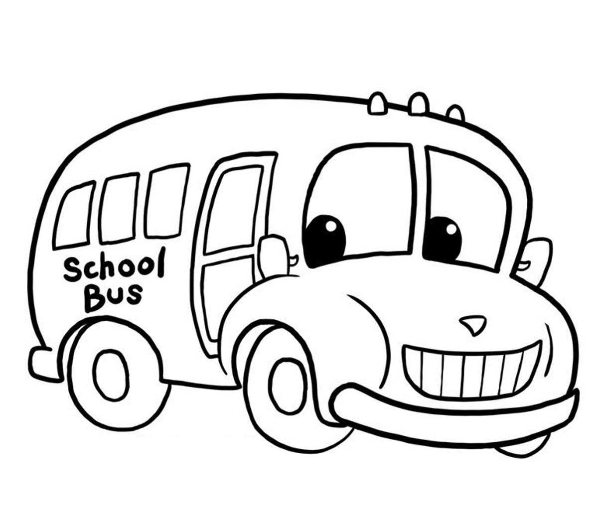 Cartoon School Bus