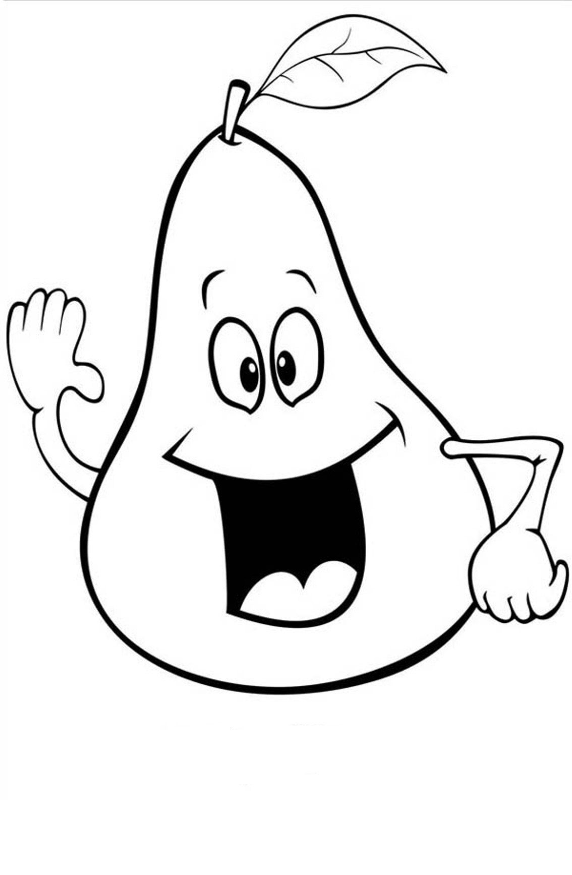 Cartoon Pear