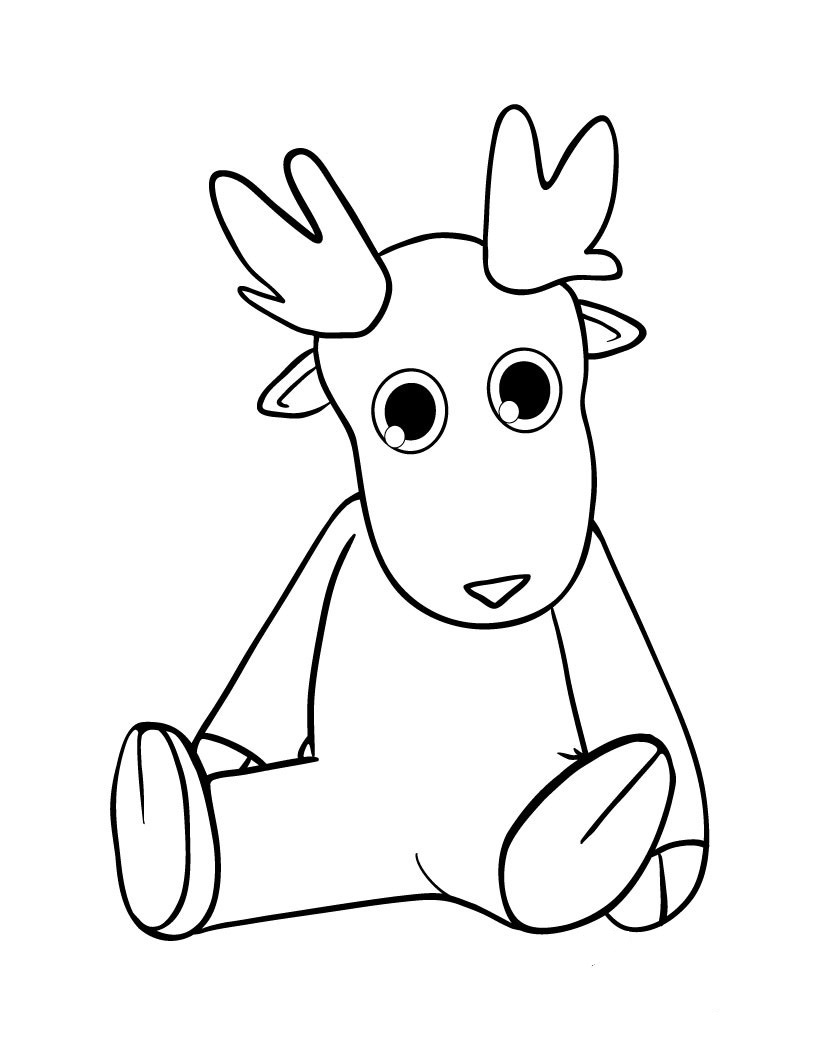 Cute Reindeer Coloring Game Cute Reindeer