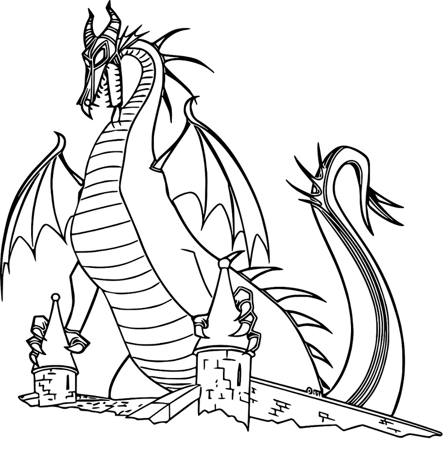 Evil Dragon Coloring Game Evil Dragon