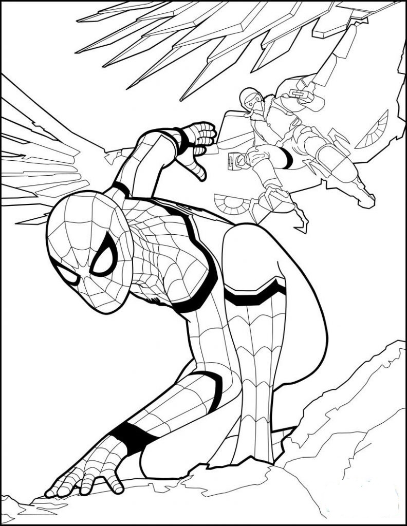 Spiderman Home Coming Coloring Game Spiderman Home Coming