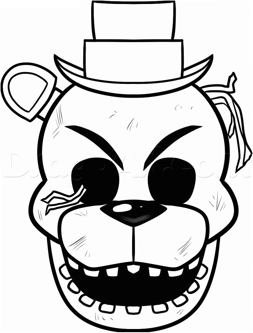Freddy's Face Coloring Game Freddy's Face