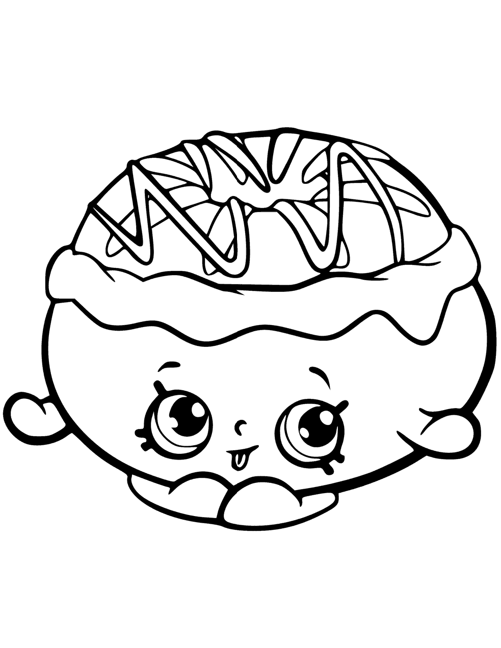 Cute Donut Shopkins Coloring Game Cute Donut Shopkins