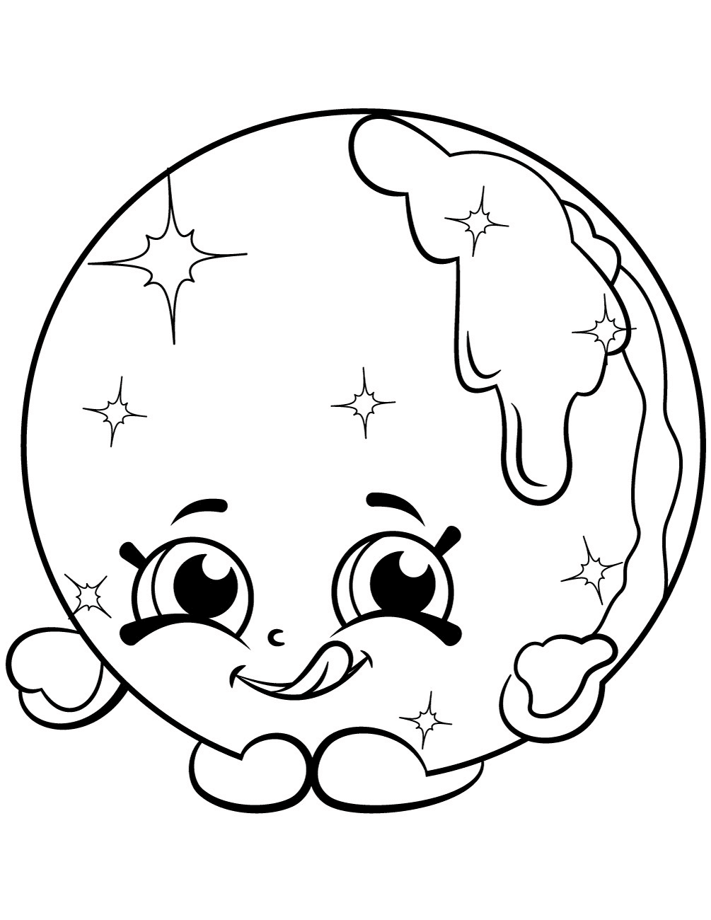 Lovely Donna Donut Shopkins Coloring Game Lovely Donna Donut Shopkins
