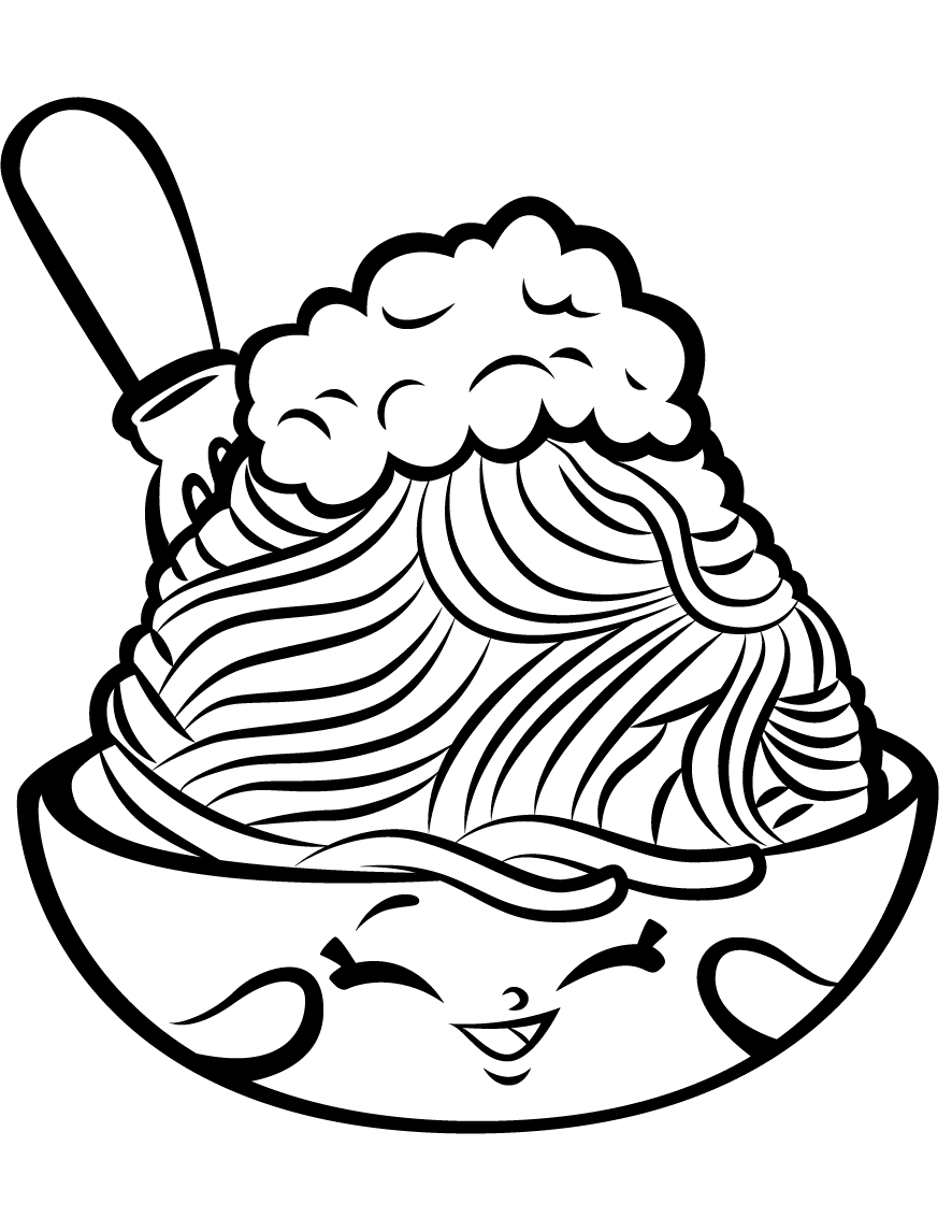 Lovely Pasta Coloring Game Lovely Pasta
