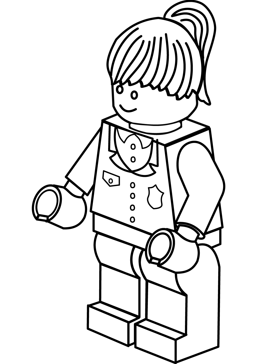 Lego Police Woman