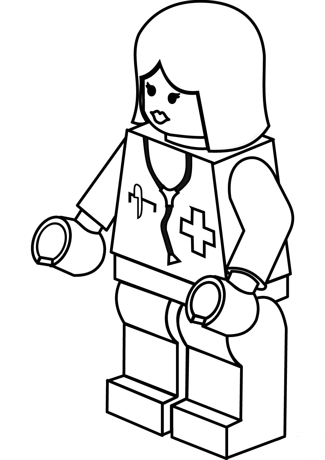 Lego Nurse Coloring Game Lego Nurse