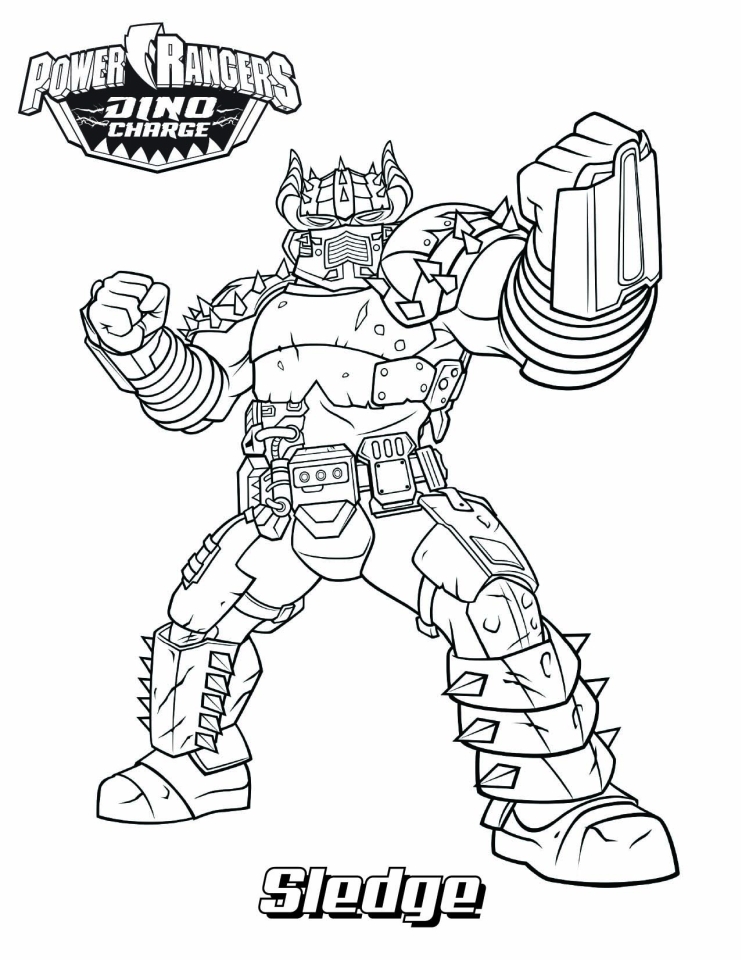 Sledge In Power Rangers Coloring Game Sledge In Power Rangers