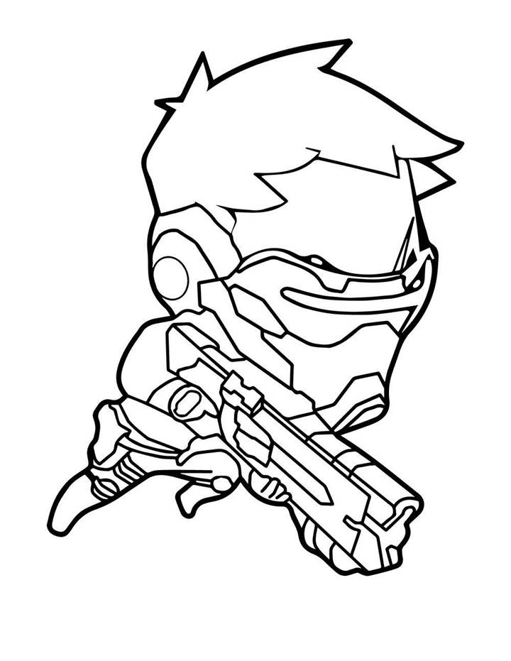 Chibi Soldier Overwatch