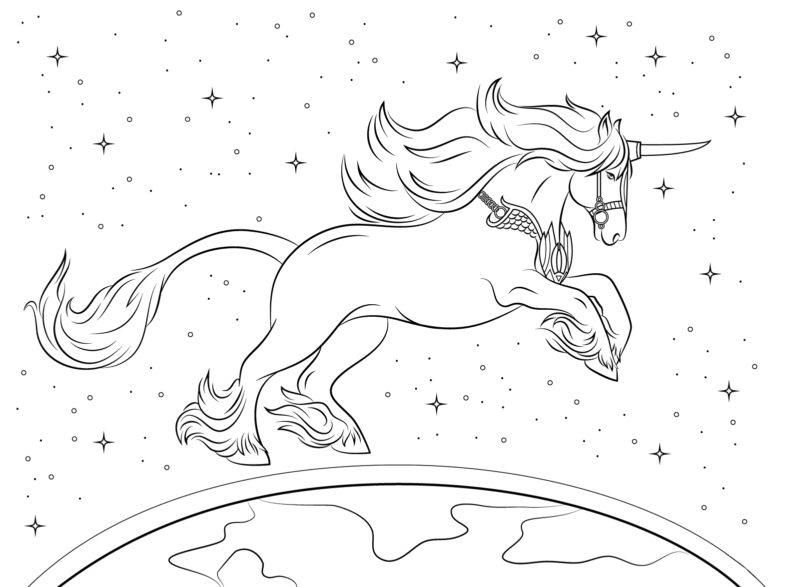 Beautiful Unicorn Shining Coloring Game Beautiful Unicorn Shining