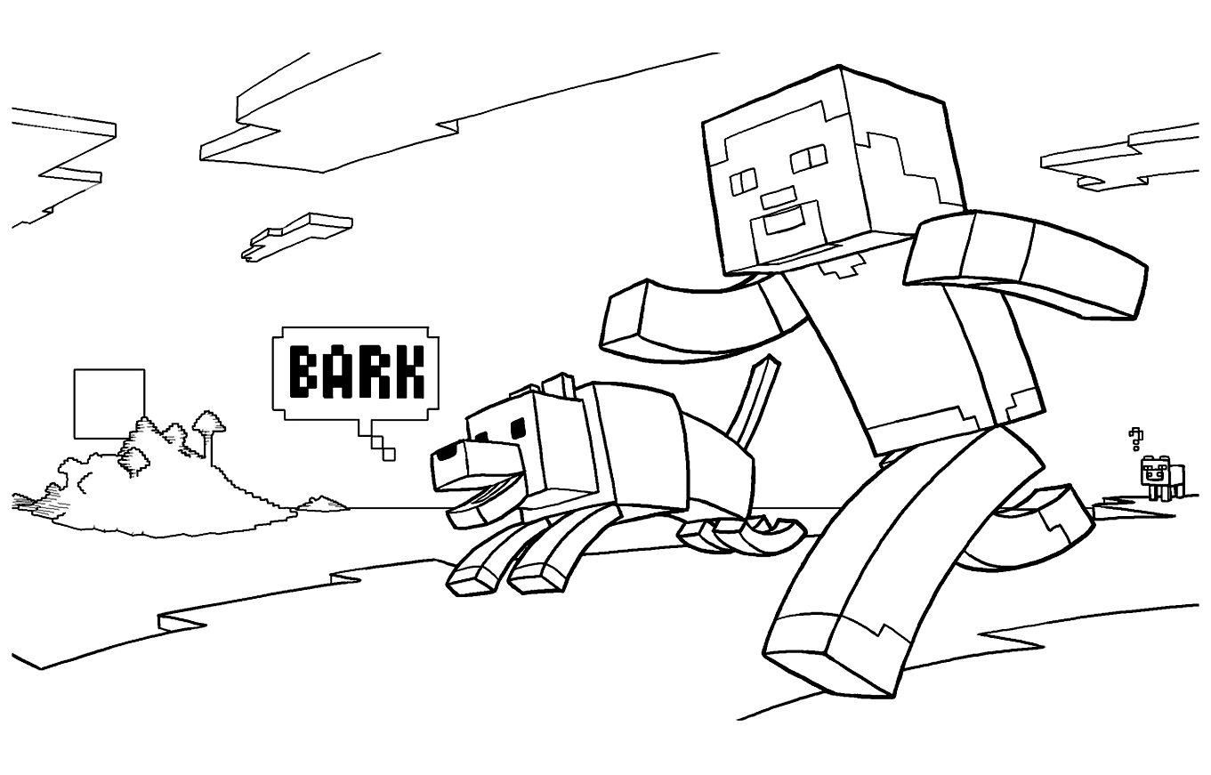 Minecraft Coloring Games - ColoringGames.Net