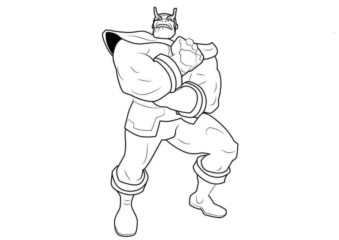 Thanos Dancing Coloring Game Thanos Dancing