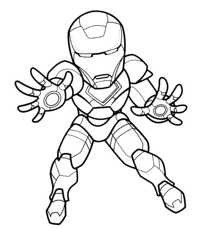 Iron Man Coloring - Play Free Coloring Game Online