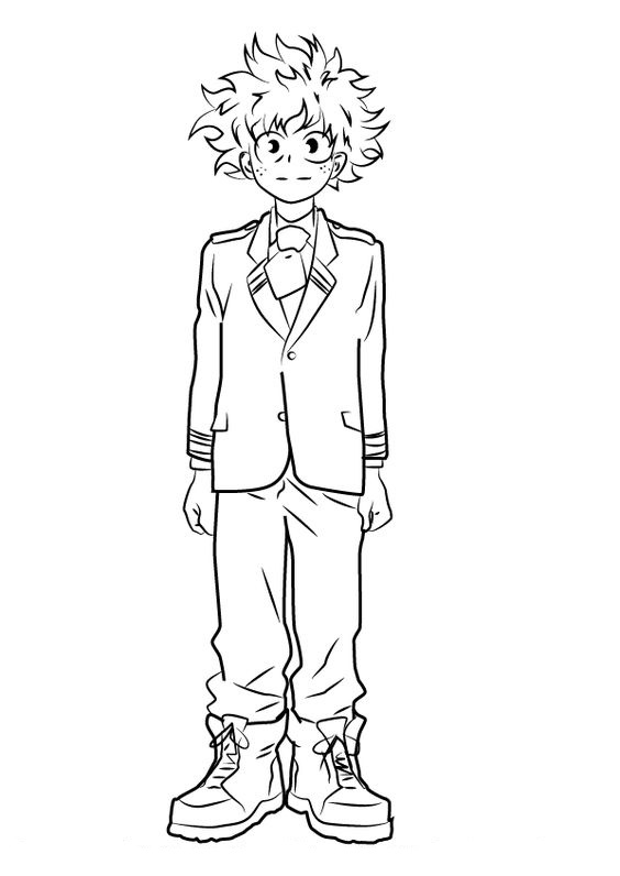 Izuku Midoriya (Deku) Coloring Games