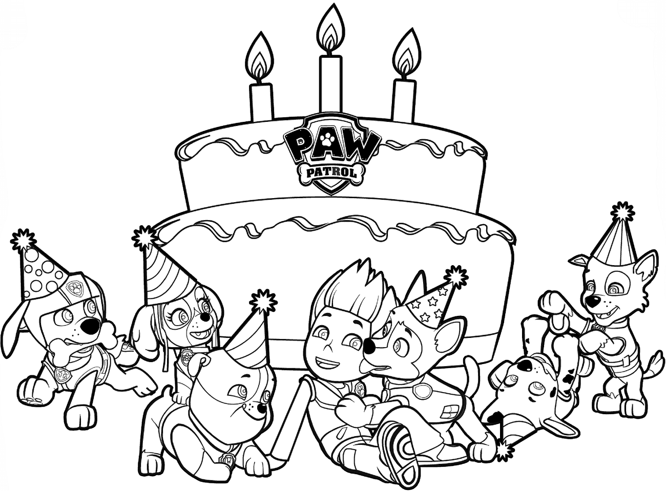 Happy Birthday To Ryder Coloring Game Happy Birthday To Ryder