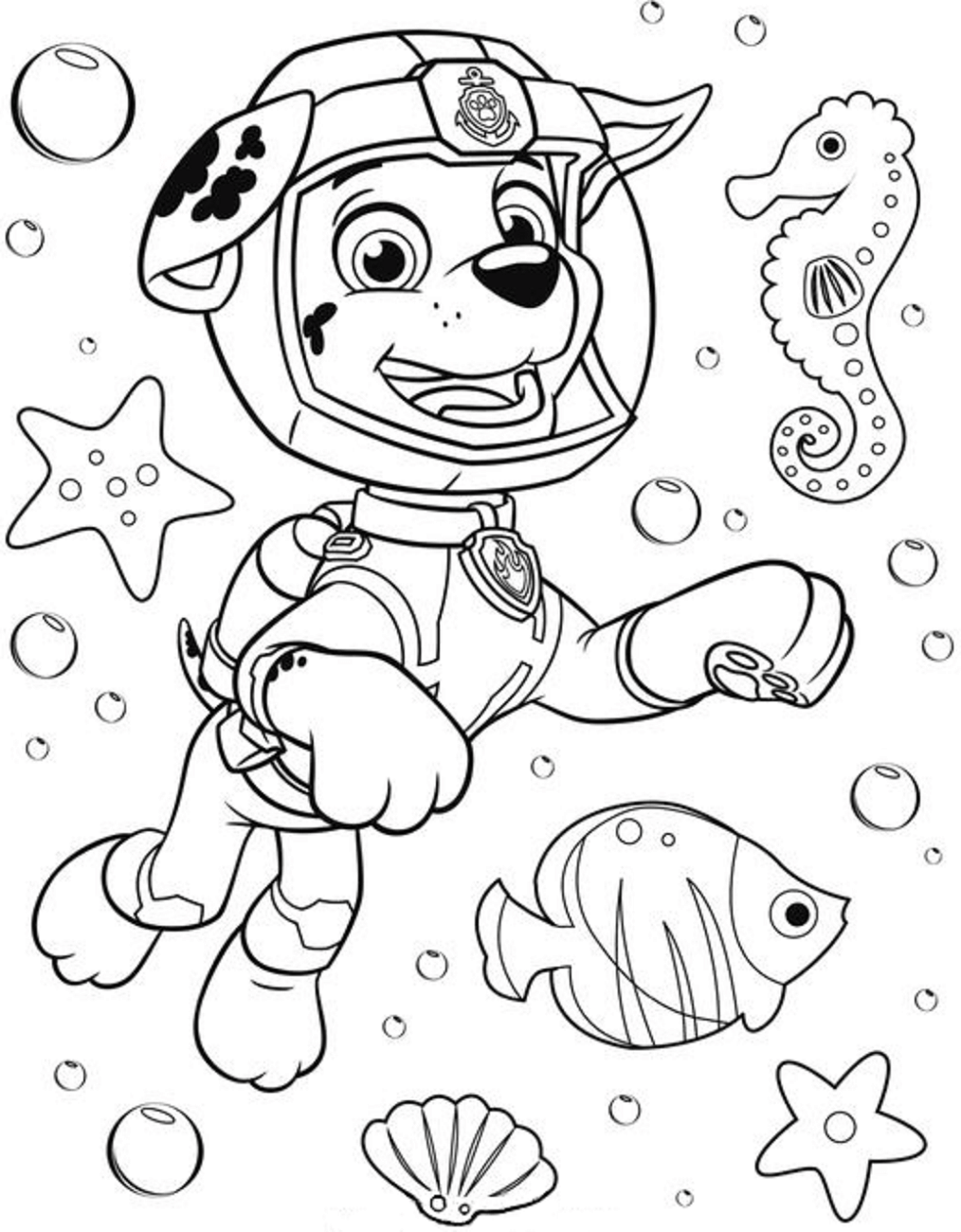 Paw Patrol Coloring Games