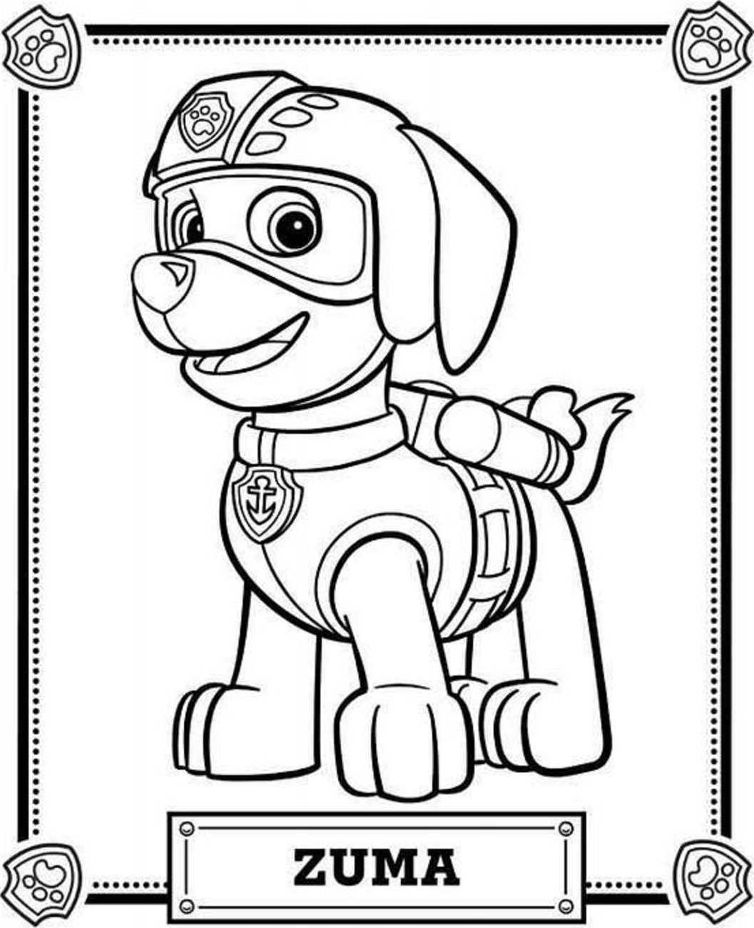 Paw Patrol Coloring Games