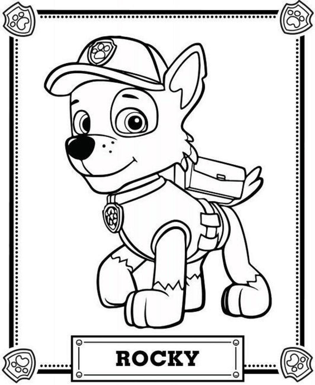 Paw Patrol Coloring Games