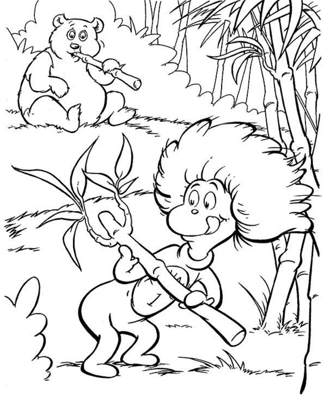 Thing One And Panda Bear