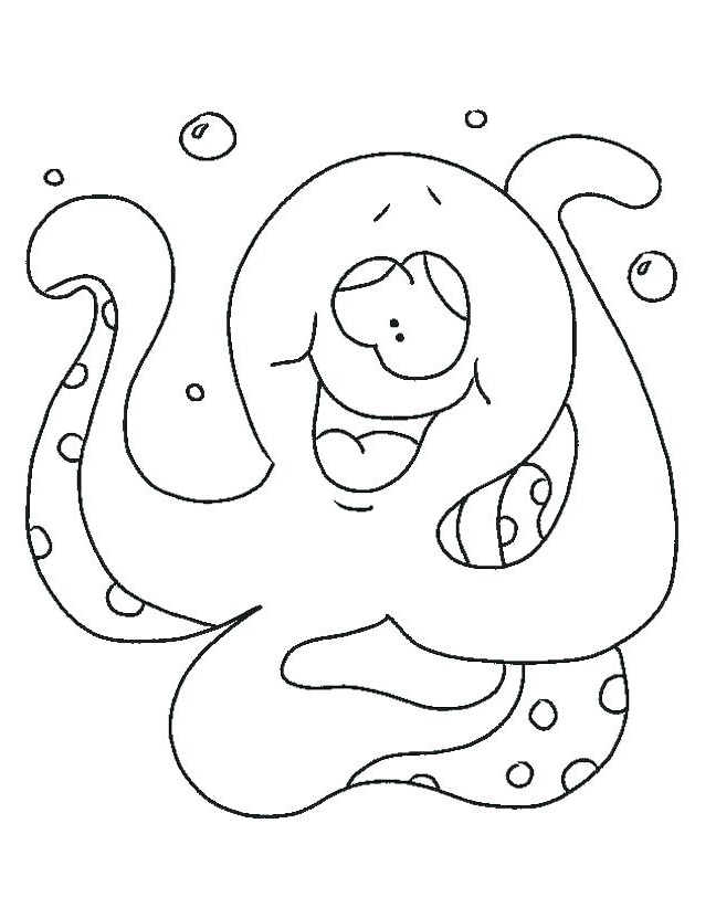Funny And Crazy Octopus