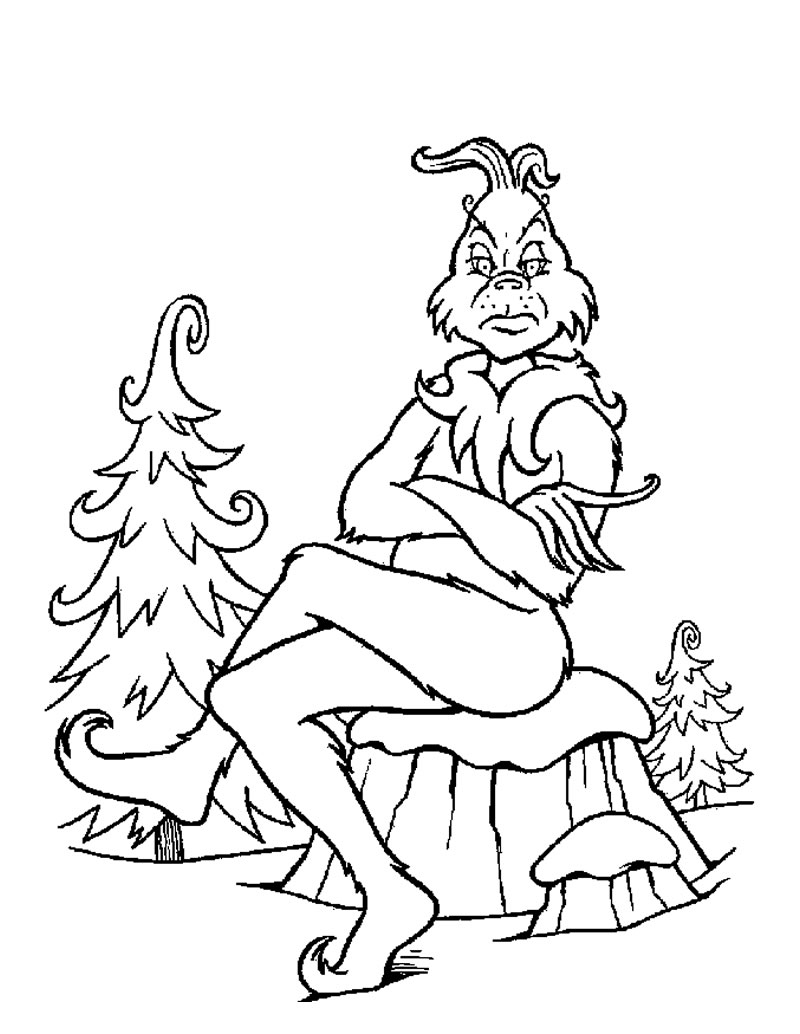 Grinch Is Sitting