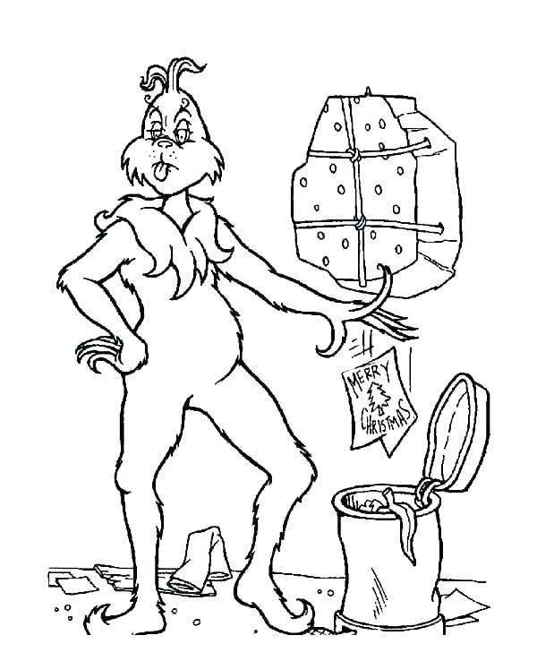 Grinch Throw The Gabage Into Recycle Bin