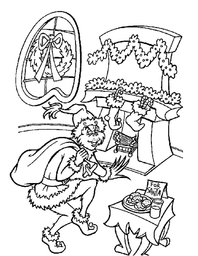 Grinch Stealing Cookies