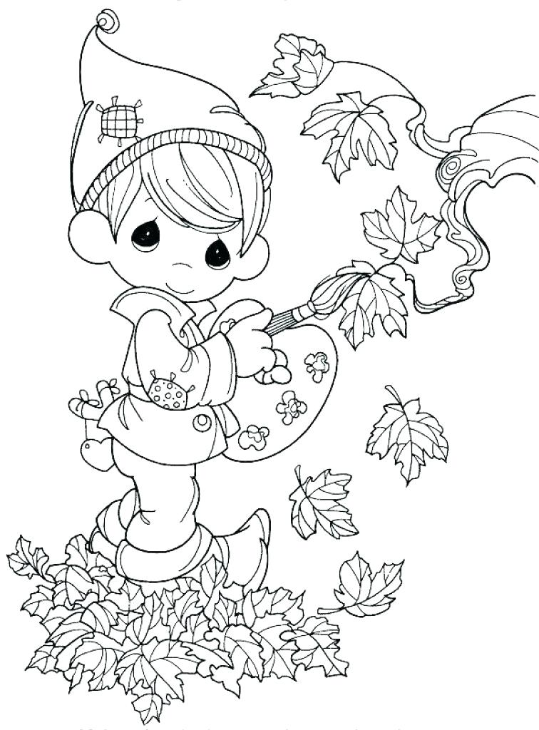 Little Boy Drawing